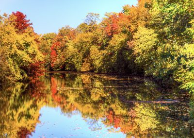 Fall Colors Canal Carnegie Lake