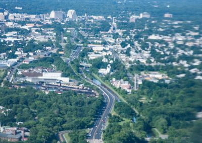 D & R Canal US Route 1 approaching Trenton